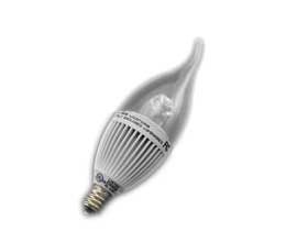 5 watt C37 E12 Base LED Candelabra bulb