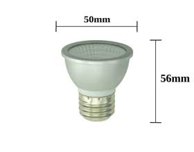5 watt HR16 E26 base LED bulb dimensions