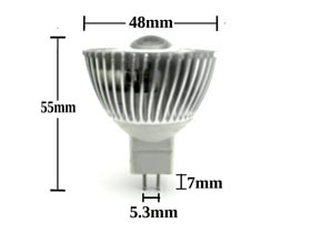 3w MR16 45 degree LED Bulb description